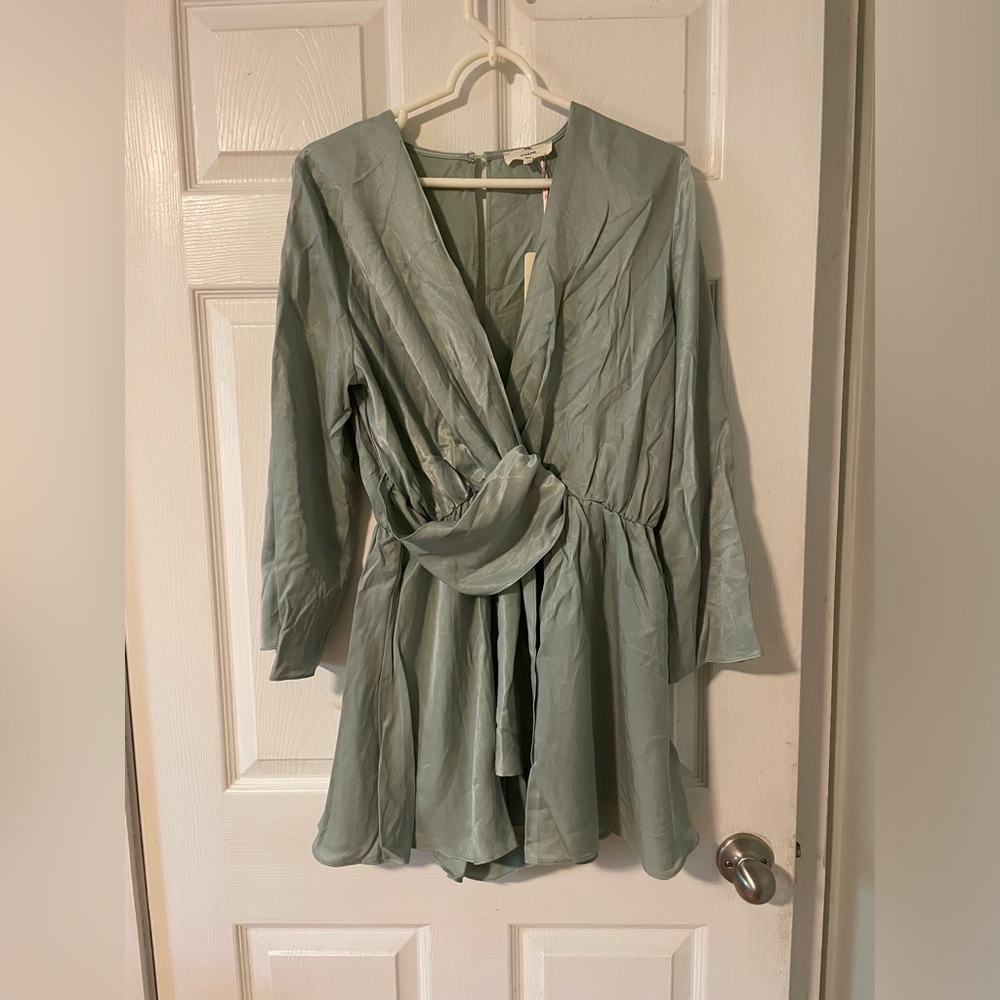 NWT Entro Sage Green Romper